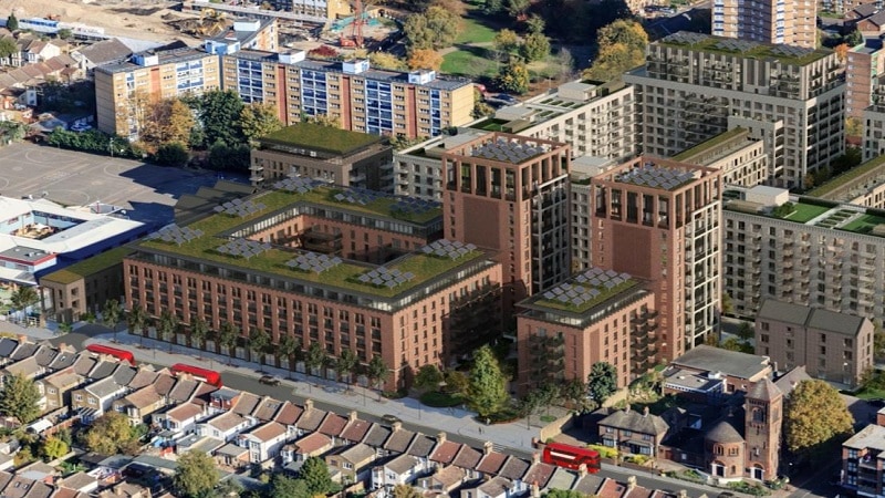 Hank Zarihs Associates | Development Finance News:Planning Gained Upton Gardens Redevelopment for 838 Flats Costs £64.1M