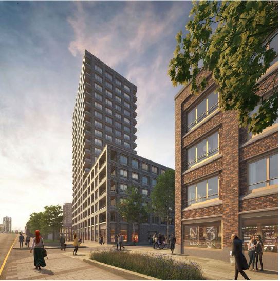 Hank Zarihs Associates | Striking new high rise flats in East London given the go ahead