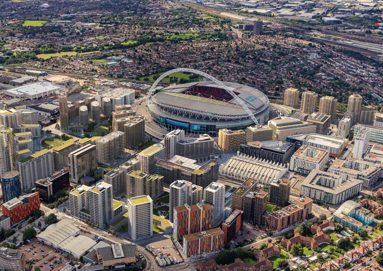 Hank Zarihs Associates | The construction of WEMBLEY PARK – PLOT E01 & E02 is going on