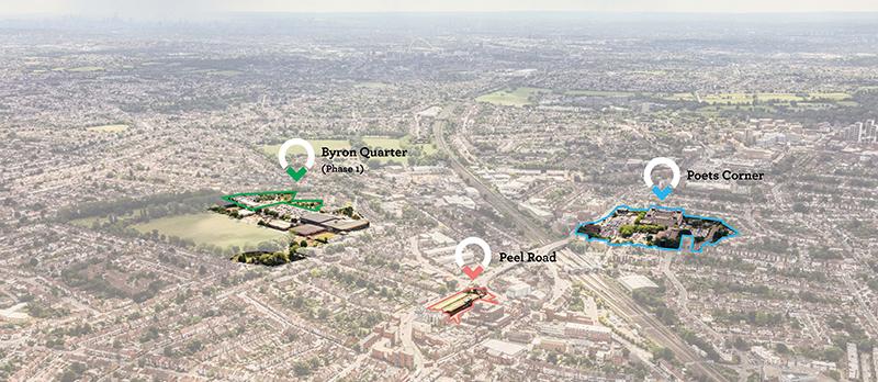 690m brownfield development in Northwest London to deliver 1500 homes